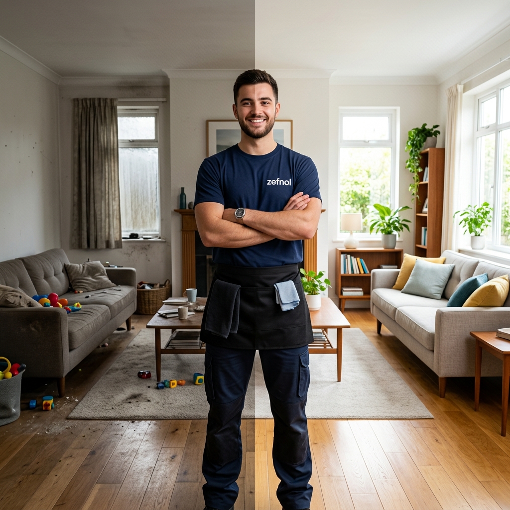 Zefnol Professional Cleaner Before and After Transformation